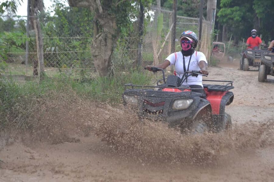 Punta Cana Off-Road 4x4 ATV: Beach,Cave Dip & Mamajuana Shot - Key points at a glance