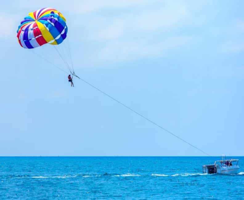 Punta Cana: Parasailing Experience with Round-Trip Transfer - From hotel pickup to the departure point
