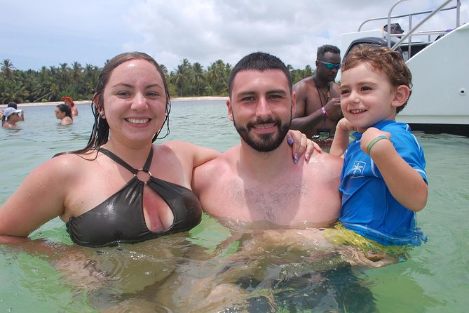 Punta Cana Party Boat:open bar - The natural pool and floating bar