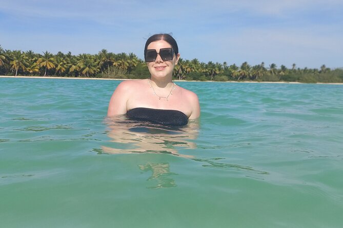 Punta Cana Party Boat with Open Bar, Snorkeling & Natural Pool - The final coastal hour with music and Dominican drinks
