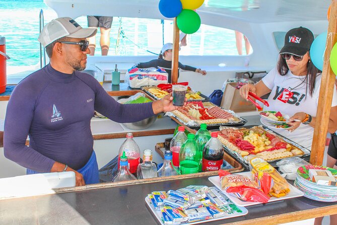 Punta Cana Private Boat (BBQ included) - A barbecue lunch served at sea