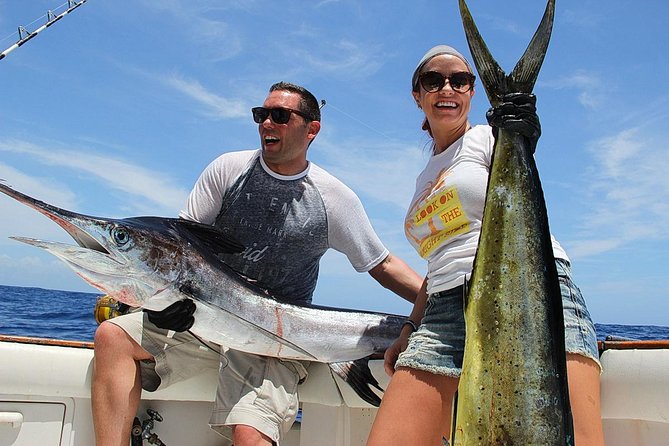 Punta Cana Private Fishing Charter boat Fortuna 42' - Turning a fishing charter into a beach day