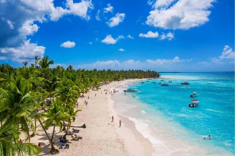 Punta Cana - Santo Domingo: Saona Island VIP Catamaran Tour - From pickup to Bayahibe