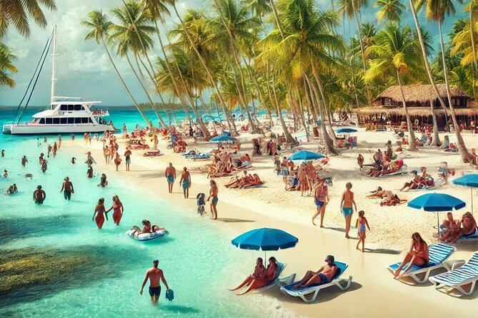 Punta Cana: Saona Island Catamaran Open Bar / Food Hotel Pickup - Leaving Punta Cana at 7:00 a.m.