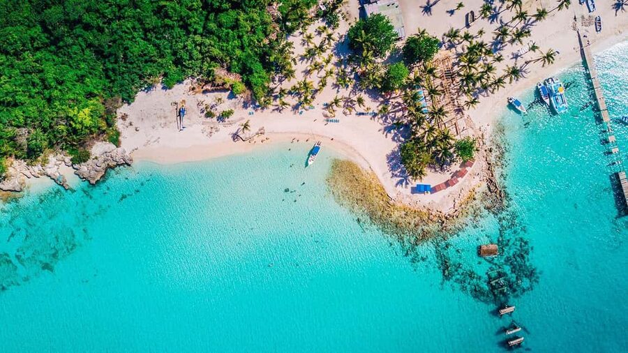 Punta Cana: Saona Island Speedboat and Catamaran Tour - The Blue Lagoon stop and starfish sanctuary