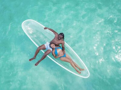 Single Clear Kayak Photoshoot