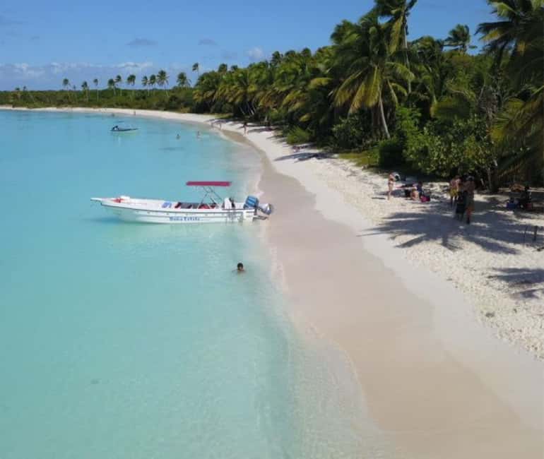 Punta Cana: Three Treasures of Saona - Palmilla, Pueblo & Canto de la playa - Speedboat access to Playa de los Flamencos