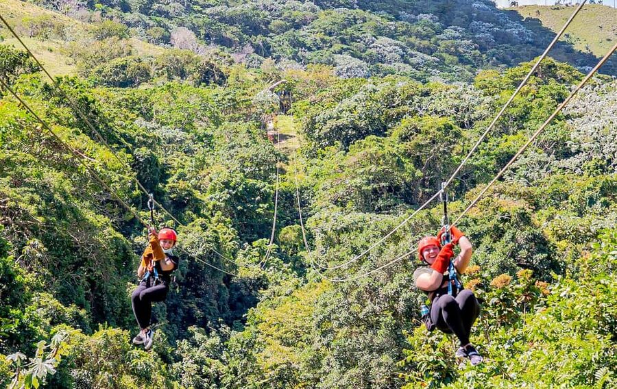 Punta Cana: Triple Jungle Adventure Park Tour with Tastings - Monkeyland with squirrel monkeys and careful guides