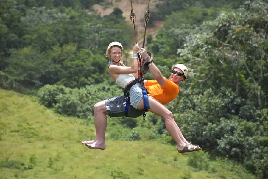 Punta Cana: Zipline, Chairlift, Buggy & Horse Ride Adventure - Quick Jump and the chairlift view