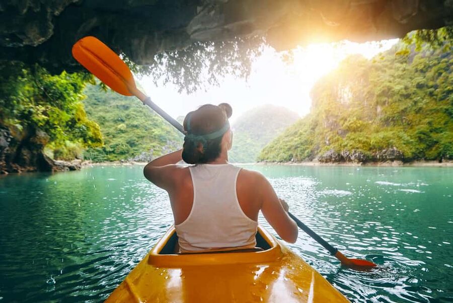 Samana: Los Haitises Kayaks & Caño Hondo Pools Tour w/ Lunch - Kayaking through mangrove channels and lagoons