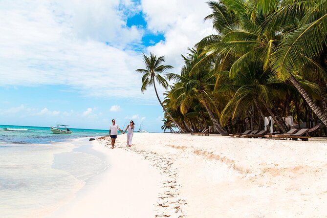 Saona Island Catamaran Adventure with Free Food and Transportation - The natural pool stop adds a welcome pause