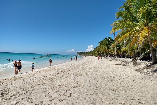 Saona Island Catamaran For Small Group Hotel Pick Food Drink - Pickup can make or break the day