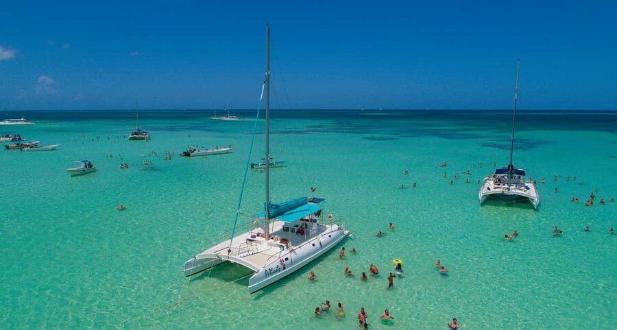 Saona Island Comfort Experience by Catamaran - Crossing the Caribbean toward Saona Island