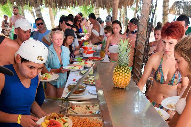 Saône Island from Punta Cana Catamaran, Natural Pool and Lunch - The real appeal: a full Caribbean day for $78