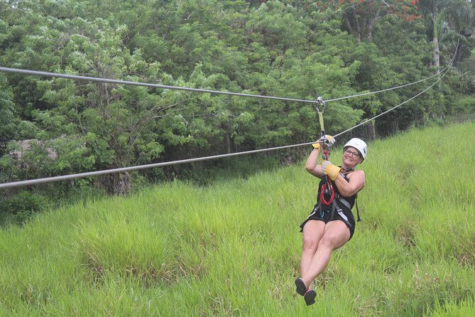 Short Excursion Ziplining & Waterfall, Taino Bay and Ambar cove. - The uphill forest walk sets the pace