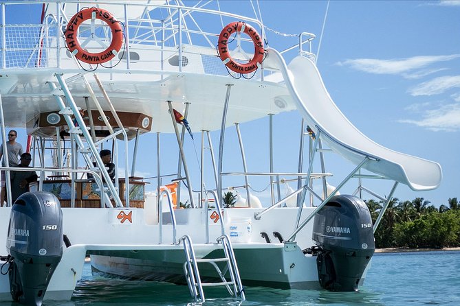 Small Group Snorkeling Cruise with Open Bar and Light Snacks - The slide and swim stop add some welcome silliness