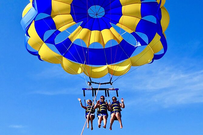 Speed Boat Activity with Snorkeling and Parasailing in Punta Cana - A stop at Bávaro natural pool