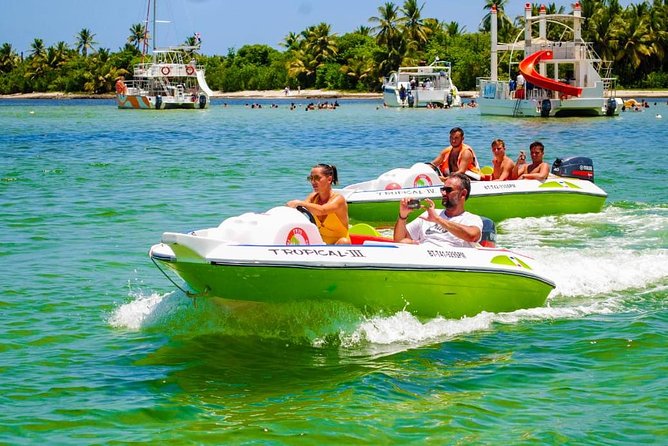 Speed Boat - from Punta Cana! - Getting on the Speedboat