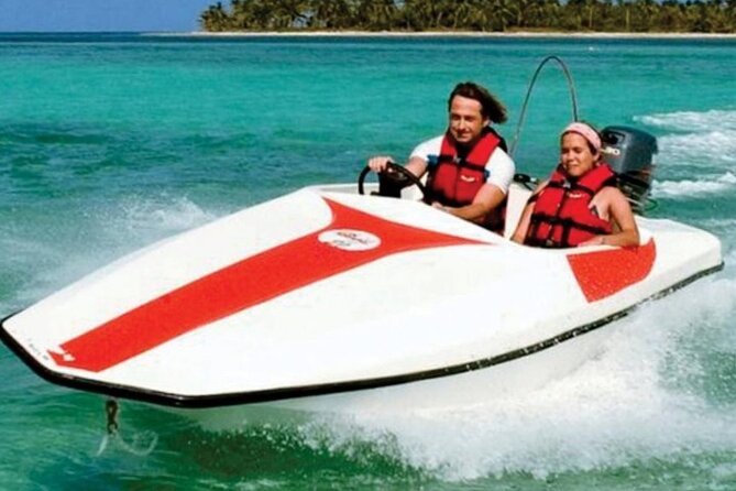 Speedboats and Parasailing Combo - Drinks, music, and the floating bar