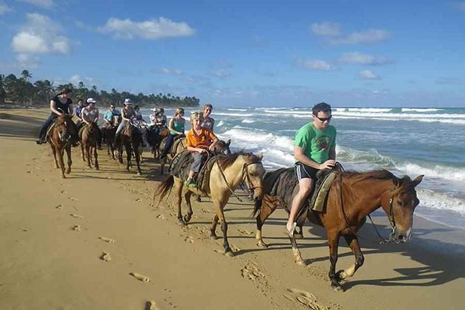 Sunset beach horsebackriding Punta Cana - Pickup from your resort and the time cost