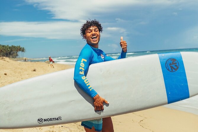 Surfing lesson at beautiful beach Playa Encuentro - Key points to know before you paddle out