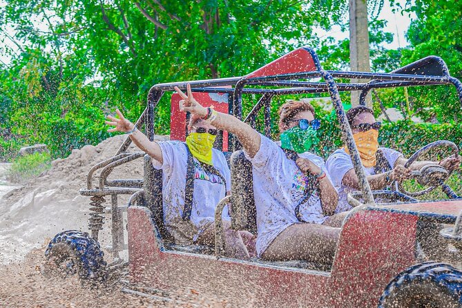 Tour ATV and buggy in Punta Cana Dominican Republic - Swimming in the Taino cave at Domitai Park