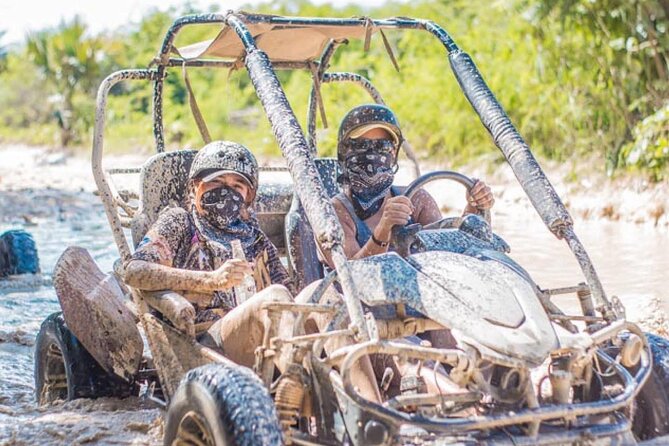 Tours Buggy Punta Cana Macau - A clear-water cave with a practical warning