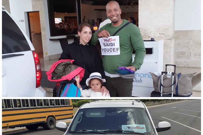 Transfer from Punta Cana Airport to Romana Bayahibe hotels and vice versa. - The return ride to Punta Cana Airport