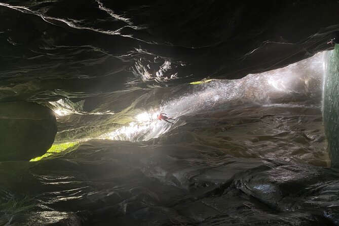 Trekking/rappelling waterfalls in Dominican Republic - The Tabernacle Thundering Waterfall descent