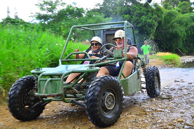 Zipline,Dune Buggy,Horse Riding - Rough trails, mud, and water in a dune buggy
