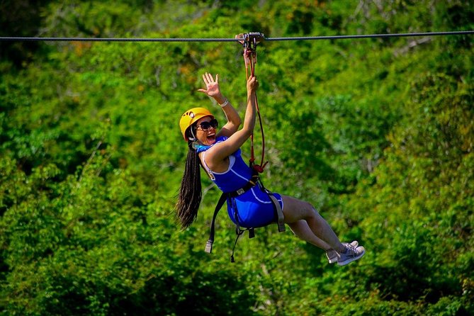 Zipline Mega Splash at Bavaro Adventure Park - Photos, lockers, and the small extra costs